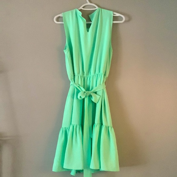 DKNY size 6 Neon Turquoise Dress - Picture 2 of 2